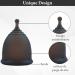 Reusable Menstrual Disc - 2 Pieces Black Period Cup for Long-Lasting Protection - Buy Online on GoSupps.com