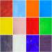 NUODITOS 12 Sheets Mixed Transparent Stained Glass 4X6 - Cathedral Art Mosaic Tiles for Crafts - Buy Online on GoSupps.com