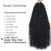 8 Packs 30 Inch Water Wave Passion Twist Crochet Hair Extensions for Black Women - Long Bohemian Braids (1B) - Buy Online on GoSupps.com