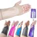 Hand Wrist Support Brace Splint for Carpal Tunnel, Sprain, Arthritis - Purple S-M Left - Buy Online on GoSupps.com