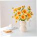 HOMSFOU Simulated Sunflower Faux Sunflower Arrangement Artificial Sunflower Flowers Sunflower Bouquet Picks Home Decor Sunflower Bouquet Decors Fake Bouquet Single Flower Silk Flower - Buy Online on GoSupps.com