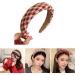 TQUXNGA Christmas Fabric Headband Aesthetic Thick Foam Hairhoop Festive Headdress Casual Hairband Vintage French Style Headwear 1188C - Buy Online on GoSupps.com