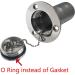 iSURE MARINE 2 (50mm) Boat Gas/Fuel/Water Deck Fill with Keyless Cap - Marine Mirror-Polished 316 Stainless Steel Hardware - Buy Online on GoSupps.com