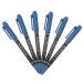 FOMIYES 6pcs Eyebrow Marker Pen Piercing Tools Microblading Marker Pen Beauty Marker Multifunction Brush 13.9x1.8cm Blue