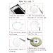 Luckycivia 12 Pcs Silicone Eyelash Holder Pad for Easy Fan Lash Grafting - Beginners' Eyelash Supplies for Blooming Volume Lashes - Buy Online on GoSupps.com
