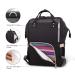 Pipibear Diaper Backpack - Large Capacity Black Nappy Bag with Changing Mat | Ideal for Travel & Baby Care - Buy Online on GoSupps.com