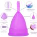 Buy Soft & Flexible Purple Menstrual Cup - Discreet Hygienic Reusable | International Shipping Available - Buy Online on GoSupps.com