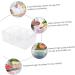 Uonlytech Food Storage Box Fridge Clear Refrigerator Bins Egg Container Plastic Container Egg Tray re-usable - Buy Online on GoSupps.com
