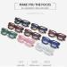 JOVAKIT Fashion Blue Light Glasses - Stylish Anti-Eyestrain Eyeglasses for Men & Women | Thick Frame 53mm - Buy Online on GoSupps.com