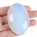 XIANNVXI 2.4" Large Opal Crystal Stone Healing Crystal Polished Opal Gemstone 0.7" Thick Palm Worry Crystal for Reiki Stress Relief Meditation Accessories 1PC E - Opalite