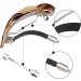 3-Piece Acrylic Hair Clips Set for Women - Retro Barrettes for Thick Hair - Buy Online on GoSupps.com