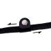 Lionto Dog Collar for Retrievers | Training Collar - 30 cm Black (0.8 cm Thickness) | Durable & Comfortable - Buy Online on GoSupps.com