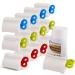 15 Pieces Rolling Tube Toothpaste Squeezer Toothpaste Seat Holder Stand Rotate Toothpaste Dispenser for Bathroom (3 Color)