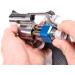 Pachmayr 02650 Competition Revolver Speedloader - Smith & Wesson J Frame .38 Special/.357 Magnum - 5 Shot - Blue/Silver - Buy Online on GoSupps.com
