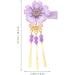 Minkissy Rhinestone Hair Clip 1 Pair Japanese Style Hair Clips Tassel Flower Kimono Traditional Hairpins Barrette Hair Clamp Bride Hanfu Accessory for Womens Girls (Purple) Hair Styling Accessories - Buy Online on GoSupps.com