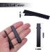 100pcs Metal Alligator Hair Clips Flat Top with Teeth - Hairdressing Salon Hairpins for Women and Girls - Black - Buy Online on GoSupps.com
