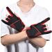 Professional Anti-Skid Bowling Gloves - Black/Red, Medium - Buy Online on GoSupps.com