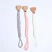 3-Piece Unisex Baby Pacifier Chain Clip Set - Durable Fabric & Plastic Clips for Bibs & Suckers - Buy Online on GoSupps.com