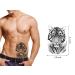 Lion Tiger Wolf Half Arm Sleeve Temporary Tattoo Sticker for Men - Pack of 20 Sheets - Buy Online on GoSupps.com