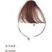 Hair Clip in Bangs Wispy Human Hair Bangs Hairpieces for Women Fringe Neat Faker Bangs with Temples Hairpieces for Party and Daily Wear(Wispy Bangs Dark Brown) Wispy Bangs Dark Brown - Buy Online on GoSupps.com