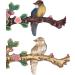 Rack for Wall Wall-Mounted Coat Rack Clothes Bedroom Shoe Cabinet Living Room Hook Creative Bird Wall Hanging Coat Rack (Color : Brass) - Buy Online on GoSupps.com