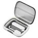 Halter Holder Case for Retainers | Prosthesis Case with Tools | Small Transparent Black Etui for Cleaning Invisible Dentures | Eco-Friendly Teksome Design - Buy Online on GoSupps.com