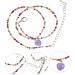 OATIPHO Colorful Heart Pendant Womens Summer Accessories Personalized Necklace Bride Bead Necklace Love As Shown 2 49X2CM - Buy Online on GoSupps.com