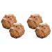 Toyvian 4 pieces Chinese hand chat chinese health balls massage-baoding balls baoding balls for the hands for the hands of bath balls for adult bracelets fitness wooden handheld