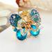 Ruihfas Fashion 4Pcs Crystal Rhinestone Butterfly Hair Clips for Women/Girls - Set of 4 Grippers | 1.26 & 1.10 inch - Buy Online on GoSupps.com