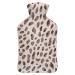 Hot Water Bottle With Lid Animal Skin Pattern Rubber Hot Water Bag For Pain Relief Cramps Foot Warmer Hot And Cold Therapy