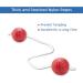 ApudArmis Ladder Bolas Balls 6 Pack - Real Golf Tossing Ball Replacement for Ladder Toss Game - Outdoor Fun for Kids and Adults - 3 Red + 3 Blue - Buy Online on GoSupps.com