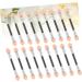 Baluue 100 Pcs Women Eyeshadow Brush Eyebrow Eyeliner Eye Spoolie Brush Pink 8x1cmx2pcs Pinkx2pcs - Buy Online on GoSupps.com