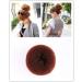 Careforyou Hair Doughnut for Kids - Ballet Hair Knot Ring-Shaped 2-Piece Set in Small & Medium Brown - Perfect for Girls' Hairstyles - Buy Online on GoSupps.com