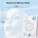 3D Reusable Silicone Face Mask Cover | Moisturizing Facial Mask Holder for Skincare | Prevents Evaporation | Clear Design - Buy Online on GoSupps.com
