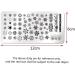 Snowflake Nail Art Plates - DIY Stamping Kit for Beautiful Winter Manicures | International Shipping - Buy Online on GoSupps.com