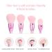 Premium Pink Makeup Brush Set - Soft Hair Comfortable Grip for Eye Shadow & Highlight - Ideal for Beauty Salon & Daily Makeup - Buy Online on GoSupps.com
