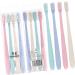 Buy FRCOLOR Soft Bristle Charcoal Toothbrushes - Eco-Friendly Wheat Straw Travel Set for Gum Care & Camping | 8pcs - Buy Online on GoSupps.com