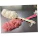 Buy Wooden Long Handle Bath Flower Sponge Set | Exfoliating Shower Balls & Towels - 3pcs for Ultimate Bath Experience - Buy Online on GoSupps.com