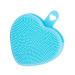 VINTORKY Heart Shaped face Brush Manual Exfoliating Brush Handheld Facial Cleansing Brush face Cleansing Brush Scrubber Manual Facial Cleansing Brush Double Sided face Brush Washing Device 9.8x8.4cm