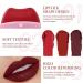 Dark Ruby Deep Red Purple Matte Velvet Lazy Lipstick Set - Long Lasting & Waterproof Lipstick Packs for Women - 3Pcs Smudge Proof Lip Stain Gloss Makeup Set (Pack of 1) - Buy Online on GoSupps.com