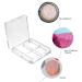 LALAFINA 10pcs Eyeshadow Boxes Compartment Eyeshadow Organizer Lipstick Containers 6x6cm Transparent - Buy Online on GoSupps.com