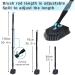 Tub and Tile Scrub Cleaning Brush 3 in 1 Shower Bathroom Scrubber Cleaner Brushes with 50.4'' Extendable Long Handle Detachable Stiff Bristles for Cleaning Bathtub Wall Floor Kitchen Sink Toilet - Buy Online on GoSupps.com