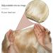 16 inches SEGO One Piece Invisible Secret Wire Hair Extension Headband Real Human Hair No Clip in #60 Platinum Blonde Wavy Curly Remy Hairpieces for Women (60g) 16 Inch #60 Platinum Blonde - Buy Online on GoSupps.com