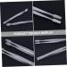 Shop Housoutil 3-Part Stainless Steel Tweezers Set - Professional Eyelash Tools for Extensions Makeup & Coin Stamping - 11cm Silver - Buy Online on GoSupps.com