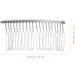 FRCOLOR 8cm Silver Metal Veil Comb - Hair Side Combs - Hair Clip for Women Wire Bridal Veil Hair Clip Comb DIY Wedding Veil Hair Accessory - Buy Online on GoSupps.com