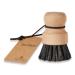 ENA Living Wooden Pot Brush (9x6 cm) | Sustainable FSC-Certified Beechwood Dish Brush | Eco Friendly Dish Brush Made with Beechwood and Coconut Fiber | Long Lasting and Sturdy Wooden Dish Brush Beechwood Brush w/horse hair