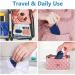 ACWOO Small Pill Tablet Cutter - Portable 2-in-1 Pill Splitter & Dispenser in Blue - Ideal for Elderly, Children, Pets - Cut Small and Large Pills with Ease - Buy Online on GoSupps.com