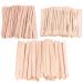 Lurrose 600 pieces of wooden sticks disposable wooden spatula for applying wax and sugar paste spatula wooden stems craft spatula wax spatula wooden sticks for hair removal