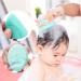 Baby Bath Brush & Sponge Set for Cradle Cap | Soft Sensory Scrubber & Essential Baby Care Kit for Dry Skin (Blue/Green/Orange) - Buy Online on GoSupps.com