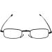 Buy Foldable Black Reading Glasses for Men & Women | +2.5 Metal Frame Anti-Fatigue Optics | Compact & Lightweight | Includes Pocket Case - Buy Online on GoSupps.com